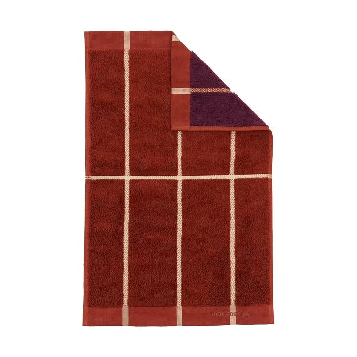 Tiiliskivi handduk 30x50 cm - Brick-plum-hay - Marimekko