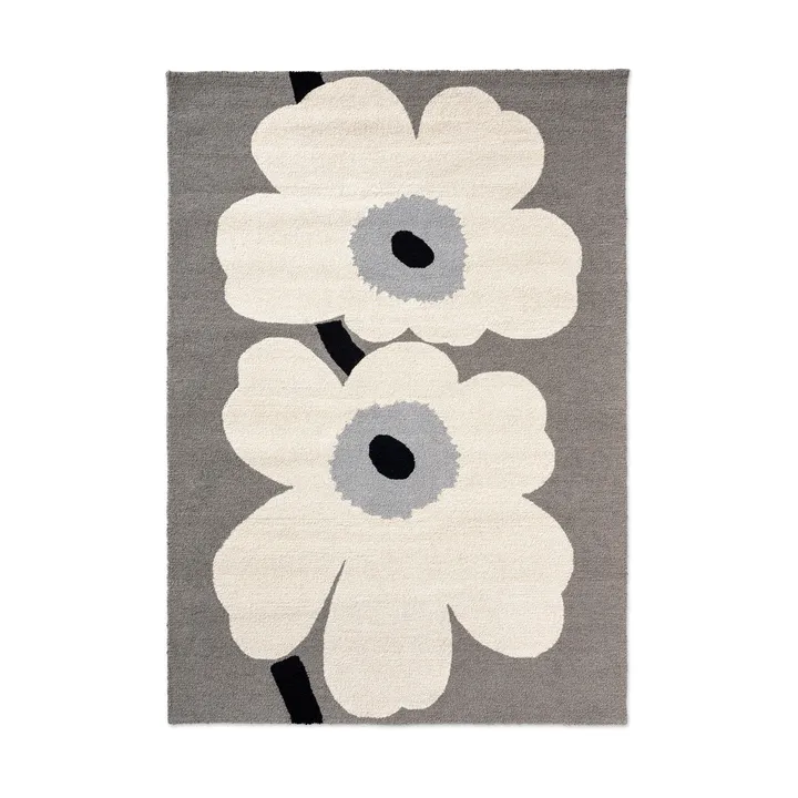Unikko anniversary matta outdoor - Grey, 250x350 cm - Marimekko