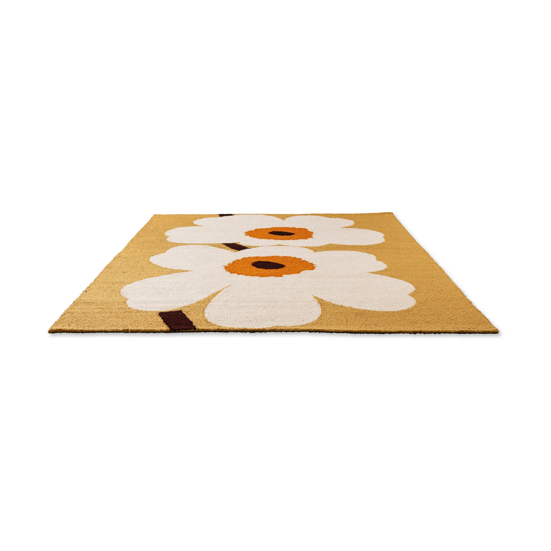 Unikko anniversary matta outdoor, Honey, 160x230 cm Marimekko