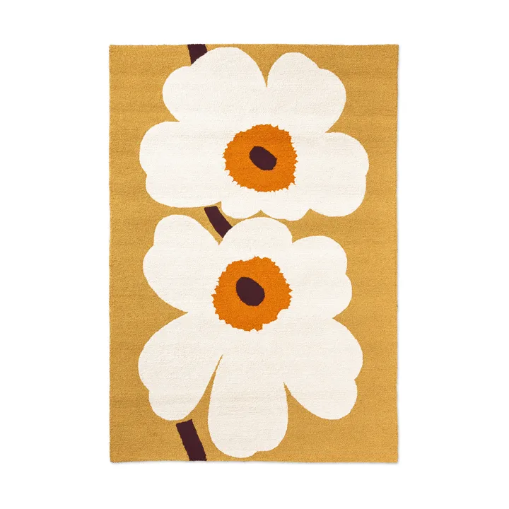 Unikko anniversary matta outdoor - Honey, 200x280 cm - Marimekko