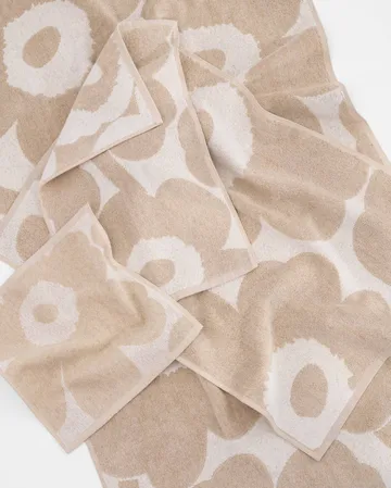 Unikko badhandduk 70x150 cm - Off white-linen - Marimekko