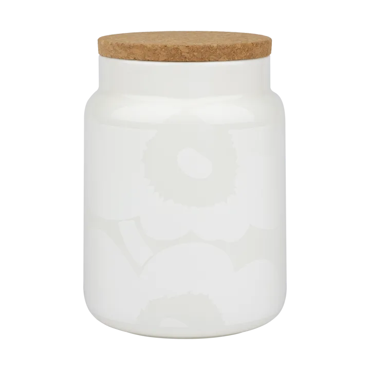 Unikko burk 1,2 l - White - Marimekko