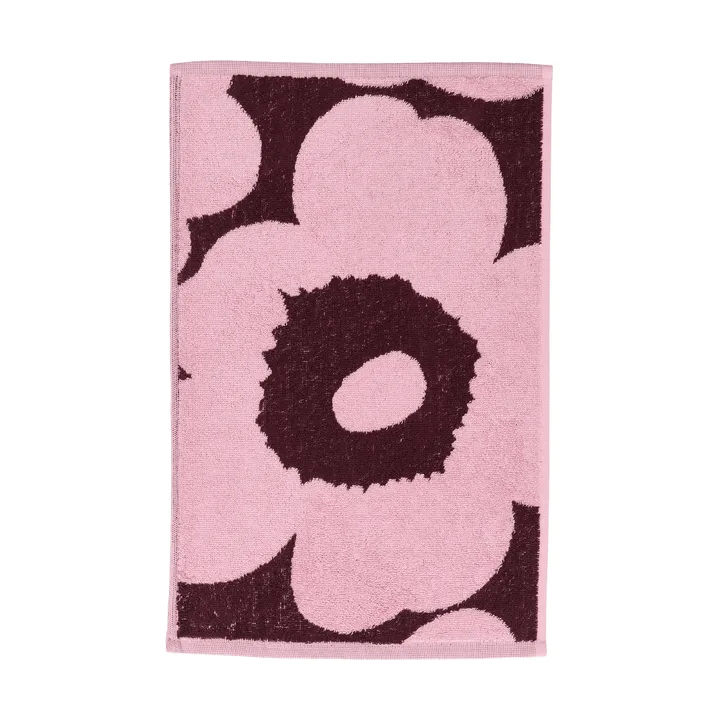 Unikko gästhandduk 30x50 cm - Plum-pink - Marimekko