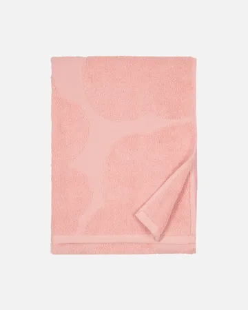 Unikko handduk 50x70 cm - Pink-powder - Marimekko