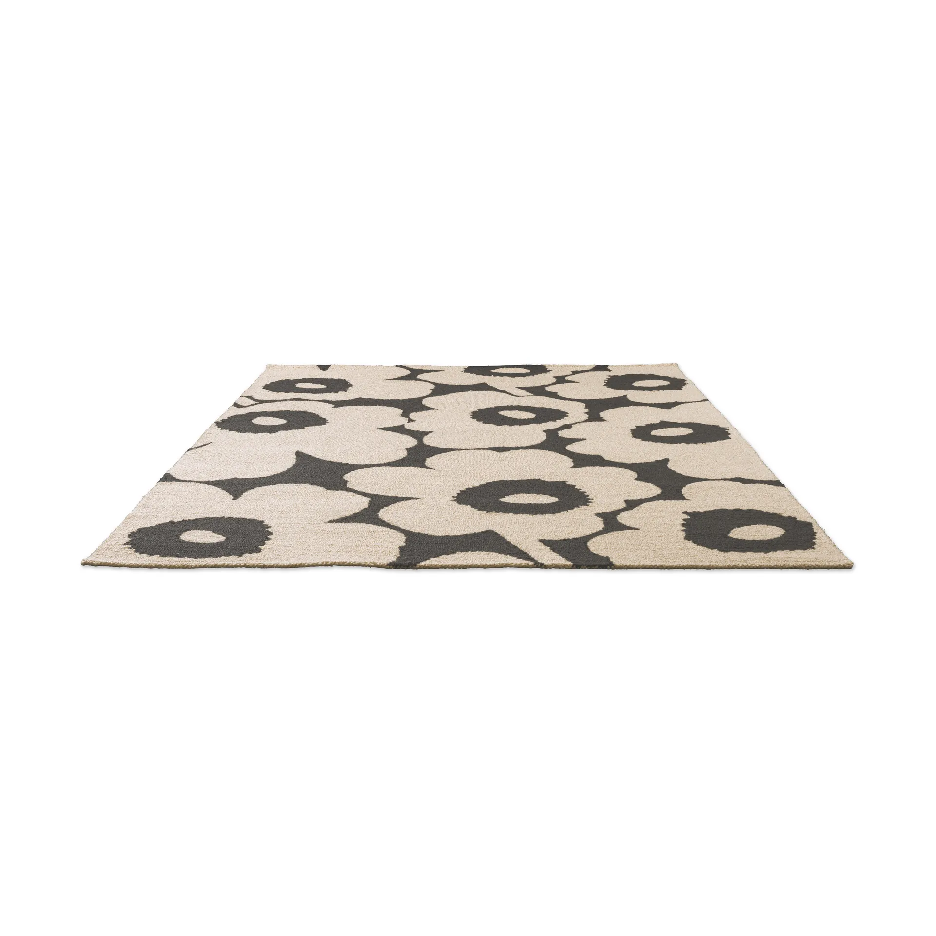Unikko matta outdoor, Charcoal-white, 200x280 cm Marimekko