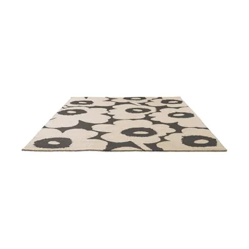 Unikko matta outdoor - Charcoal-white, 200x280 cm - Marimekko