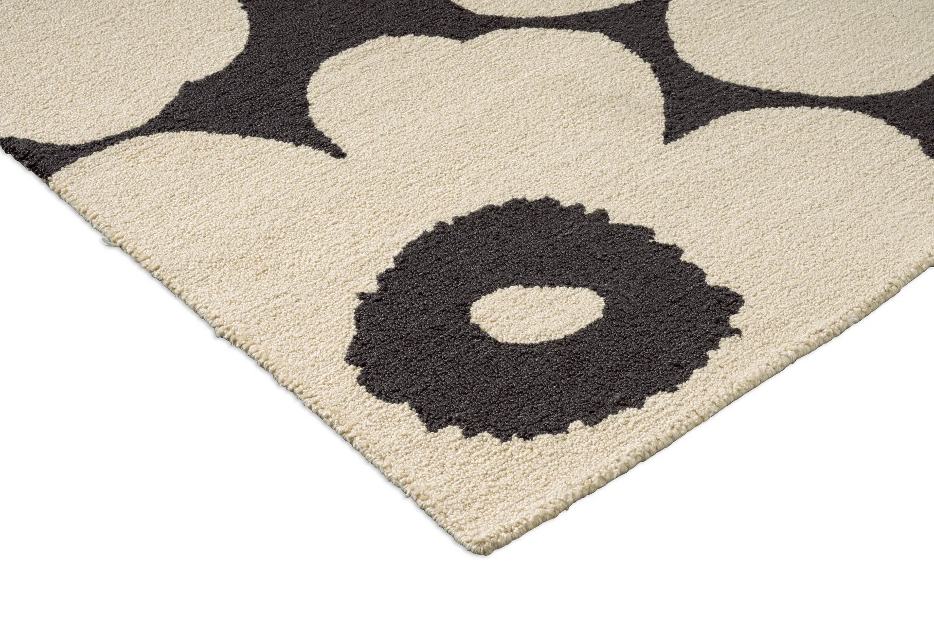 Unikko matta outdoor, Charcoal-white, 200x280 cm Marimekko