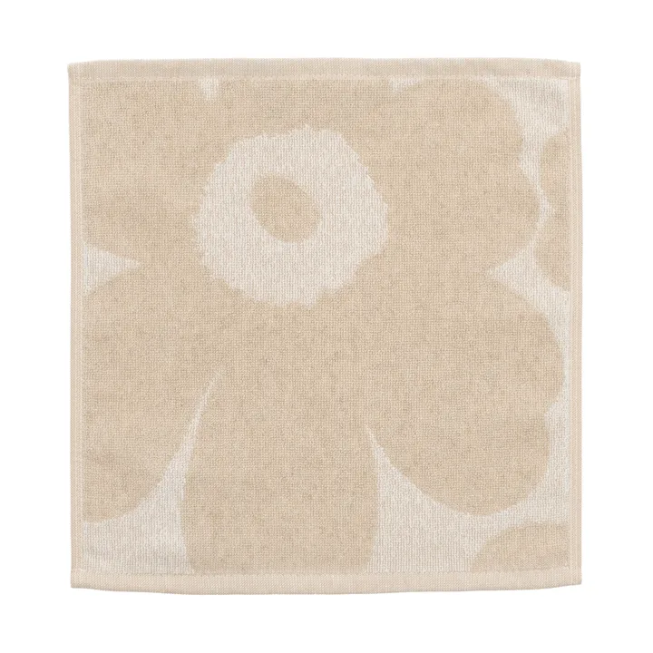 Unikko Mini handduk 30x30 cm - Off white-linen - Marimekko