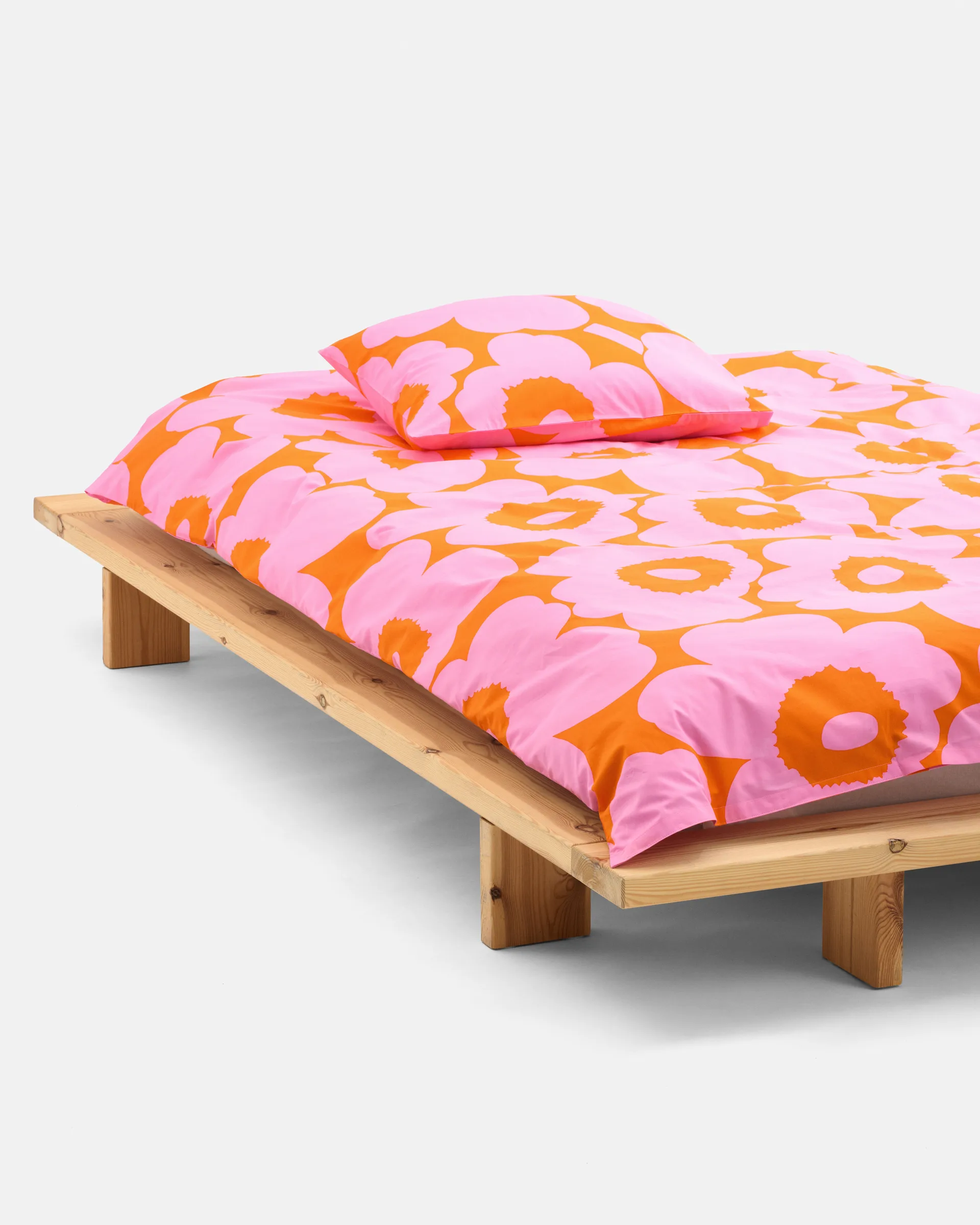 Unikko örngott 50x60 cm, Orange-pink Marimekko