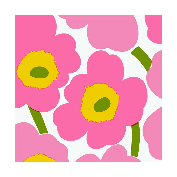 Unikko servett 33x33 cm 20-pack - Pink - Marimekko