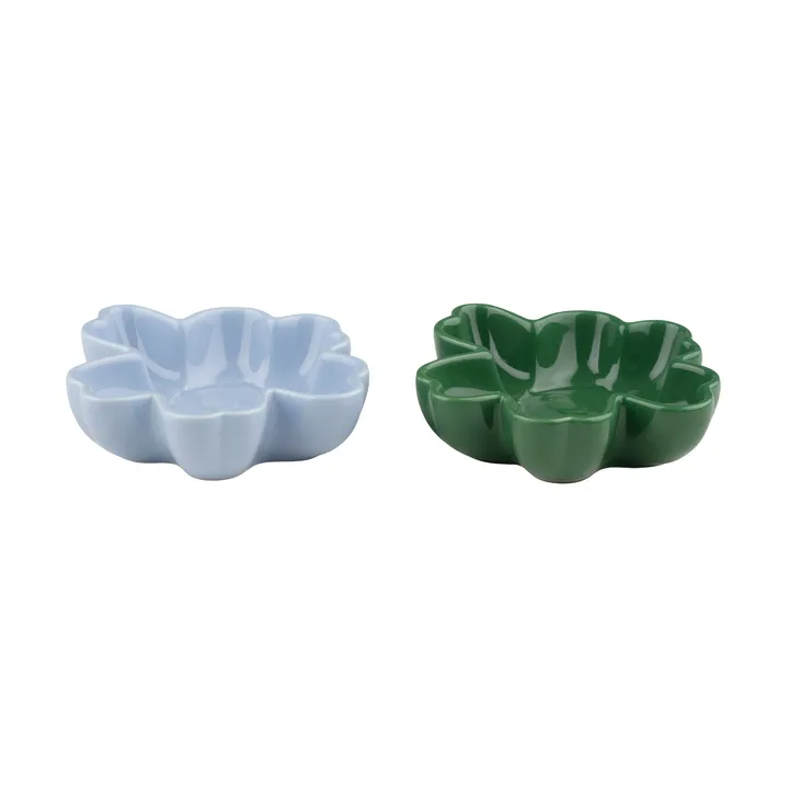 Unikko Shape skål Ø11 cm 2 delar - Light blue-green - Marimekko