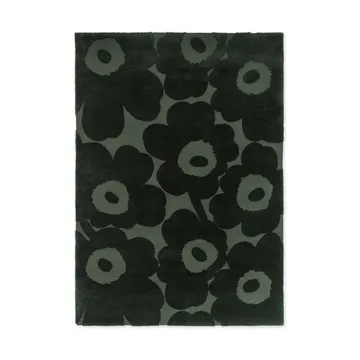 Unikko ullmatta - Dark Green, 140x200 cm - Marimekko