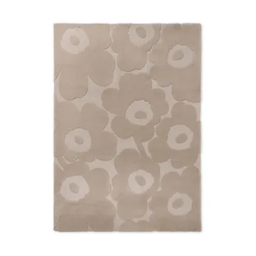 Unikko ullmatta - Light Beige, 140x200 cm - Marimekko
