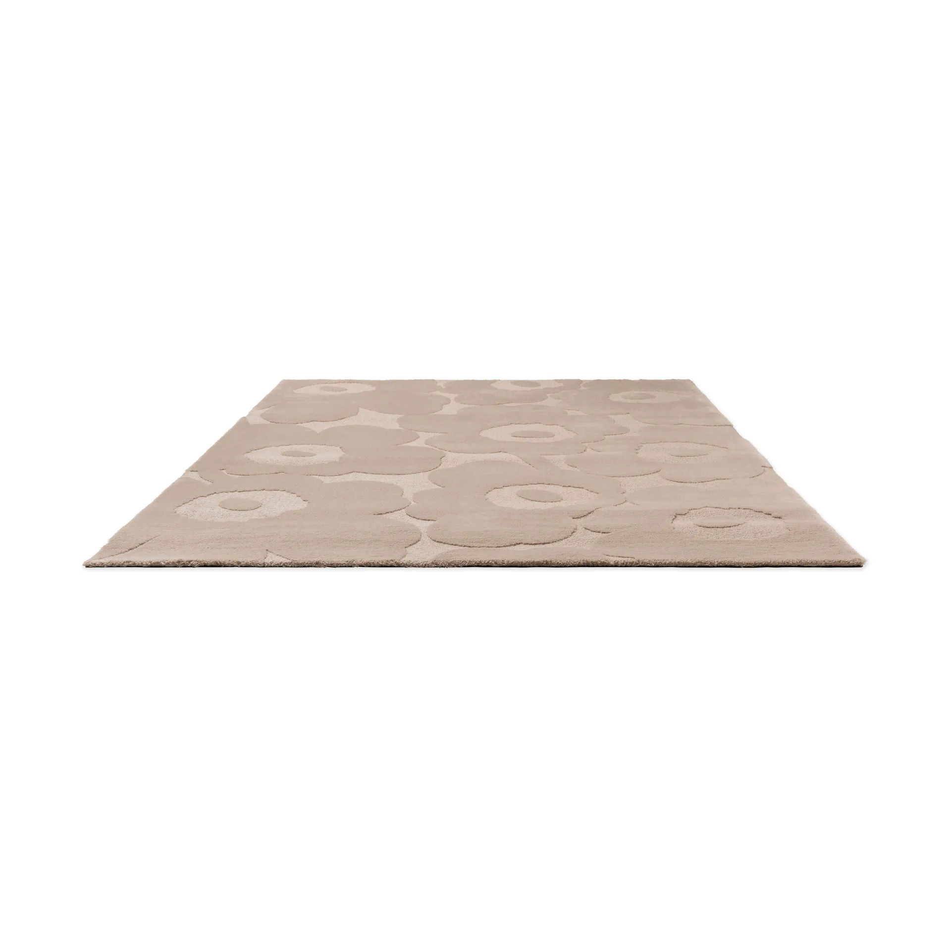 Unikko ullmatta, Light Beige, 140x200 cm Marimekko