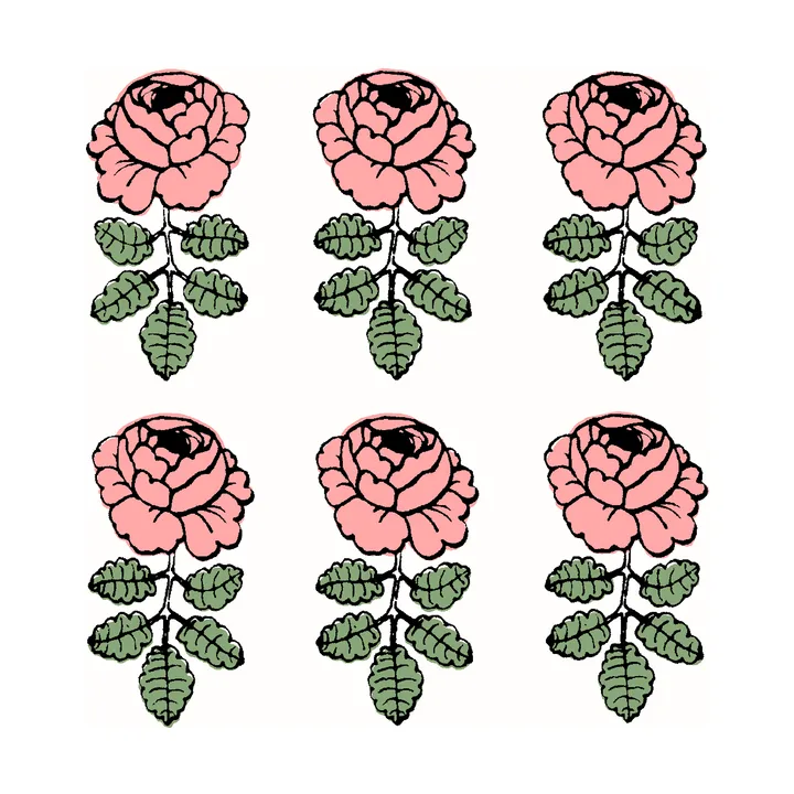 Vihkiruusu servett 33x33 cm 20-pack - Rose - Marimekko
