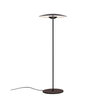 Ginger P golvlampa - wenge, svart stålstativ - Marset