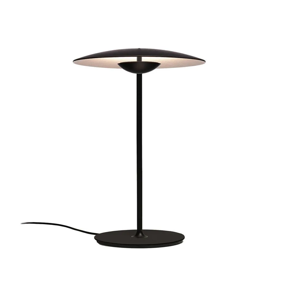 Ginger S bordslampa, wenge, svart stålstativ Marset