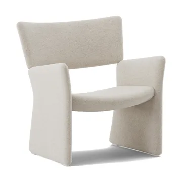 Crown Easy Chair fåtölj - Spiral 21 Chalk - Massproductions