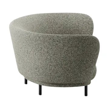 Dandy 3-sits soffa - Black oak - Kirkby Design, Spiral - 23 Monochrome - Massproductions