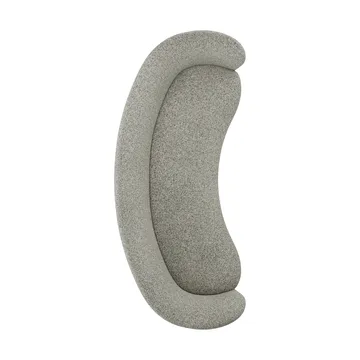 Dandy 3-sits soffa - Black oak - Kirkby Design, Spiral - 23 Monochrome - Massproductions