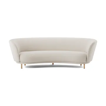 Dandy 3-sits soffa - Natural oak-Linara 05 Porridge - Massproductions