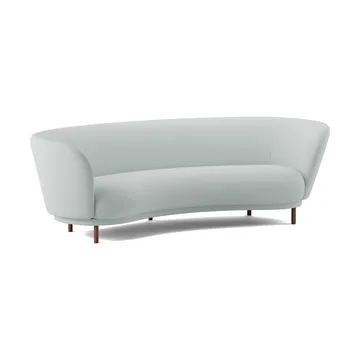 Dandy 3-sits soffa - Walnut-Linara 253 Swedish Grey - Massproductions