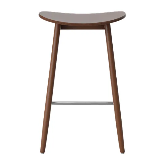 Icha barstol 65 cm, Valnötsbetsad bok Massproductions