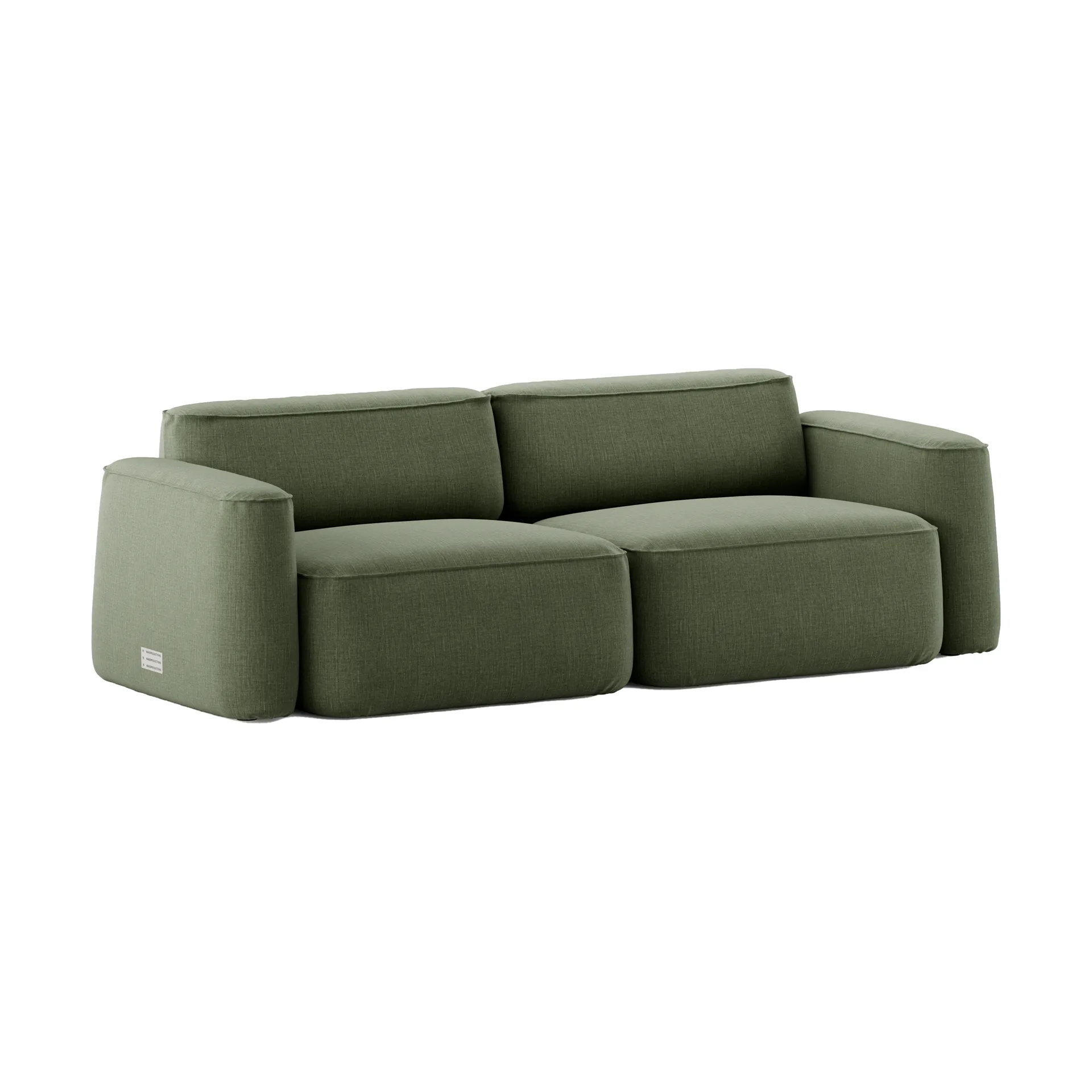 Patch 2,5-sits soffa, Linara 100 Tarragon Massproductions