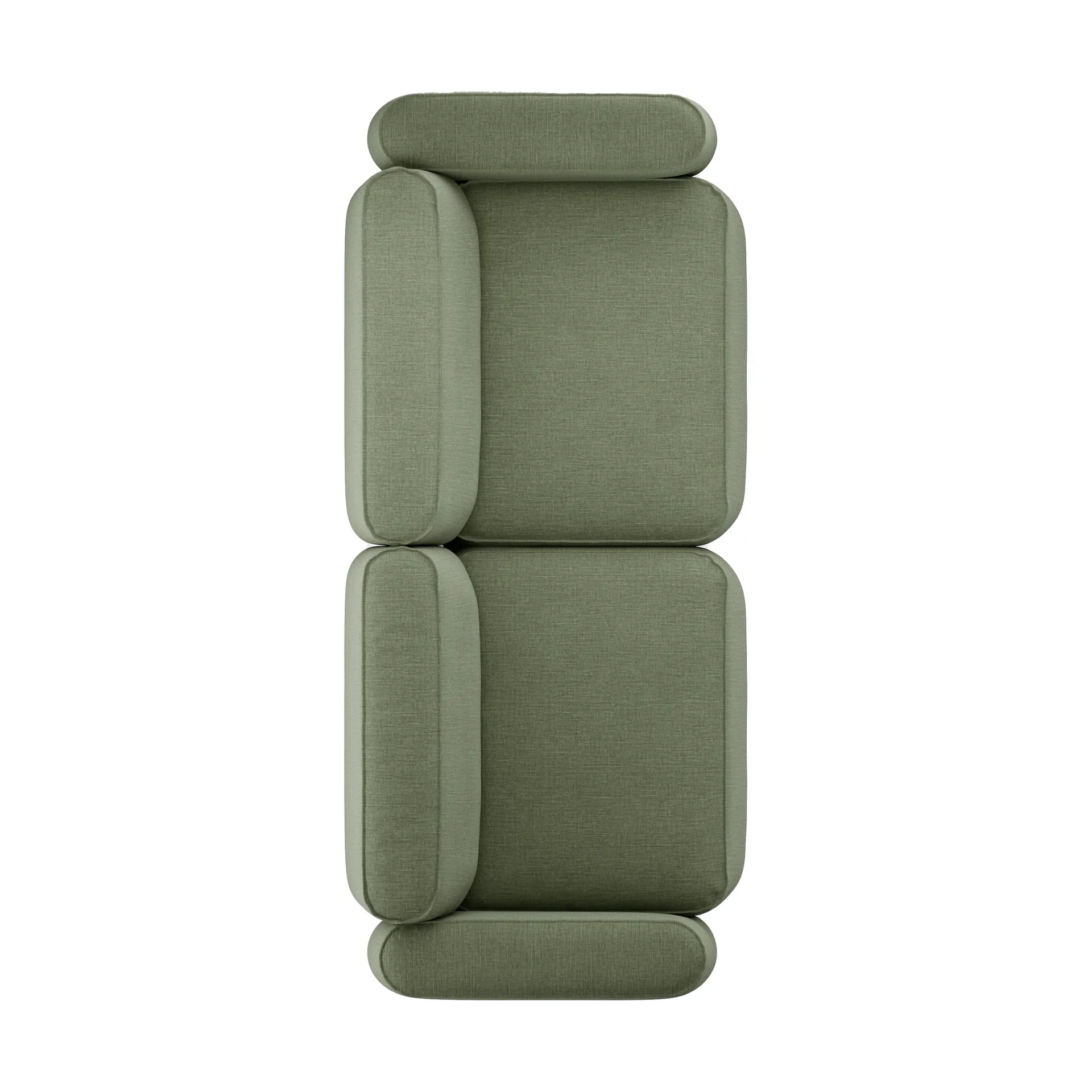 Patch 2,5-sits soffa, Linara 100 Tarragon Massproductions