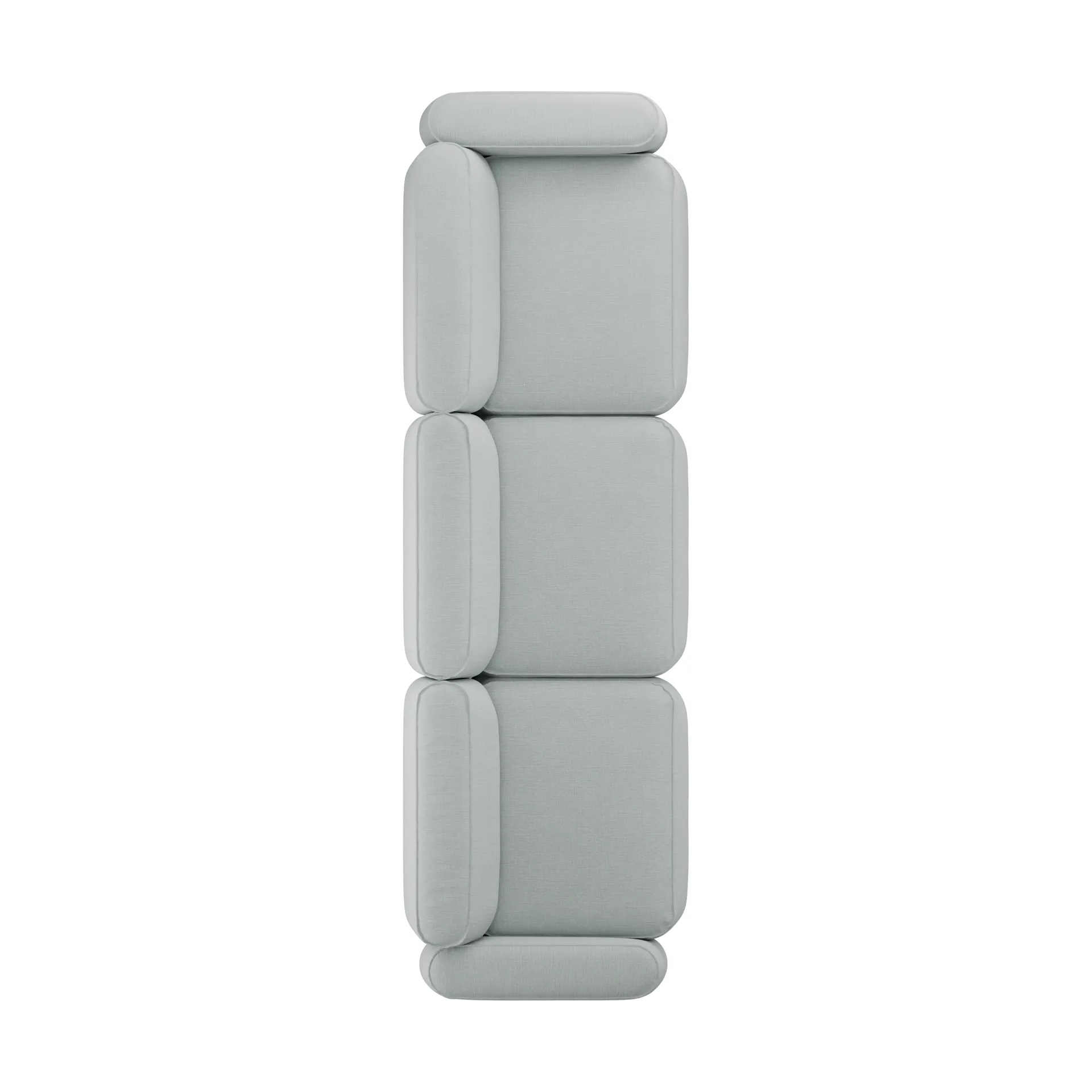 Patch 3-sits soffa, Linara 253 Swedish Grey Massproductions