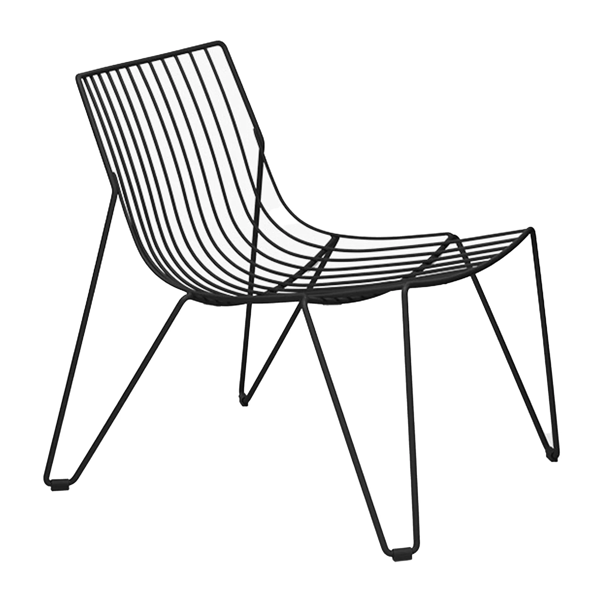 Tio easy chair loungestol, Black Massproductions