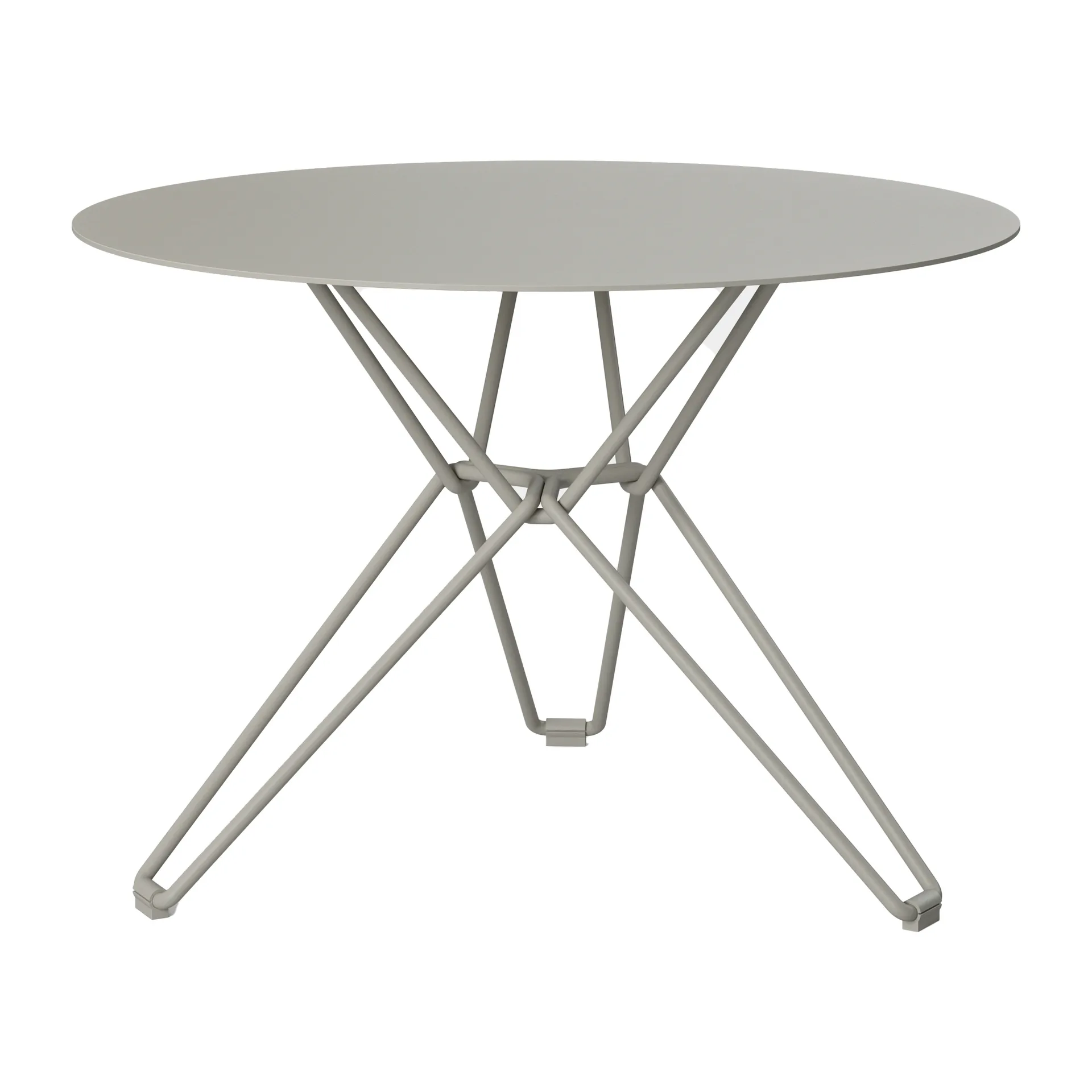 Tio sidobord Ø60 cm, Stone Grey Massproductions