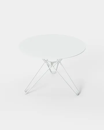 Tio sidobord Ø60 cm - White - Massproductions