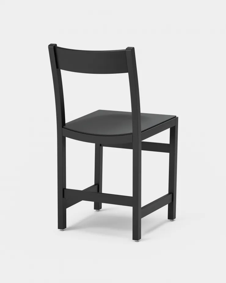 Waiter stol, Svartbetsad bok Massproductions