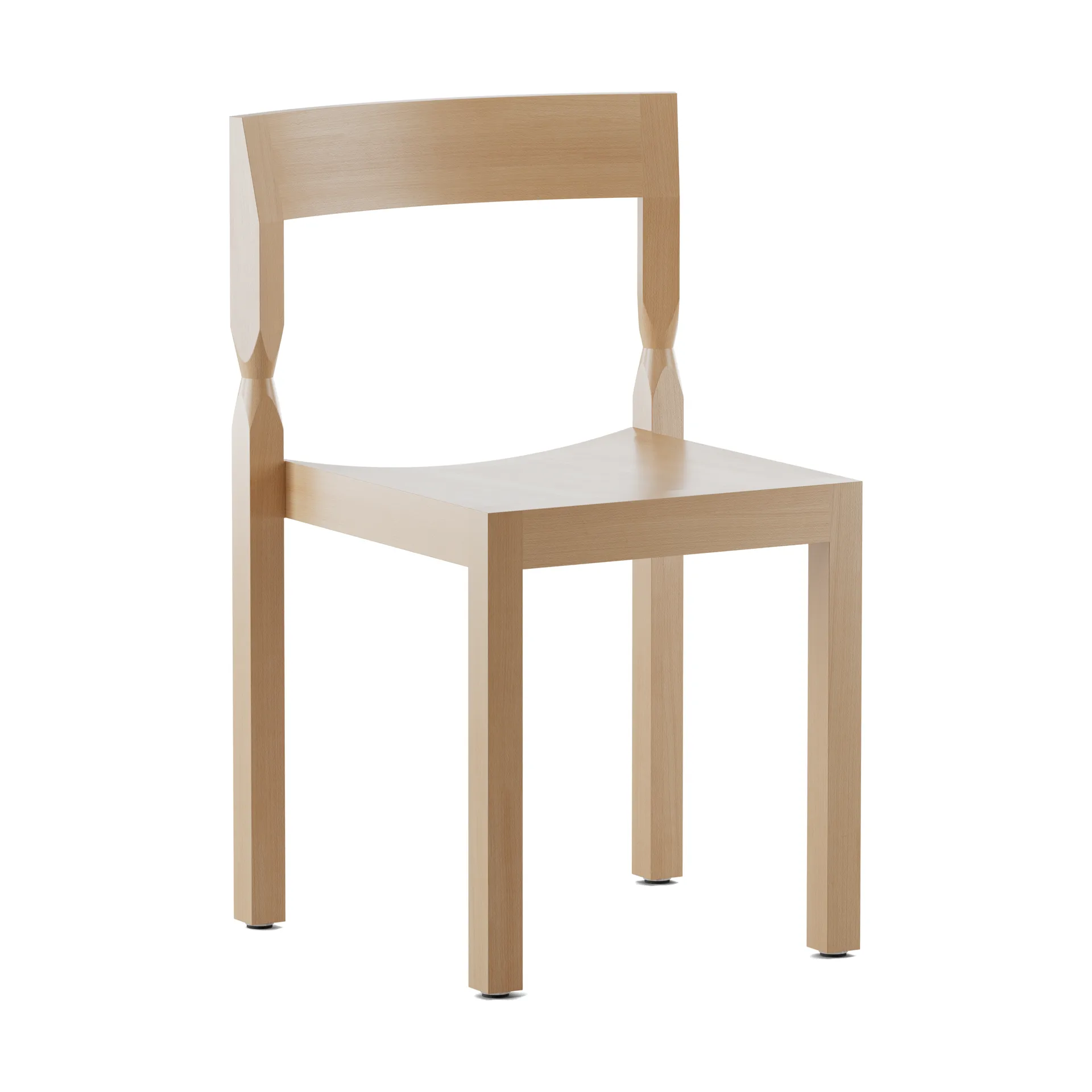 Woodwerk stol, Natural beech Massproductions