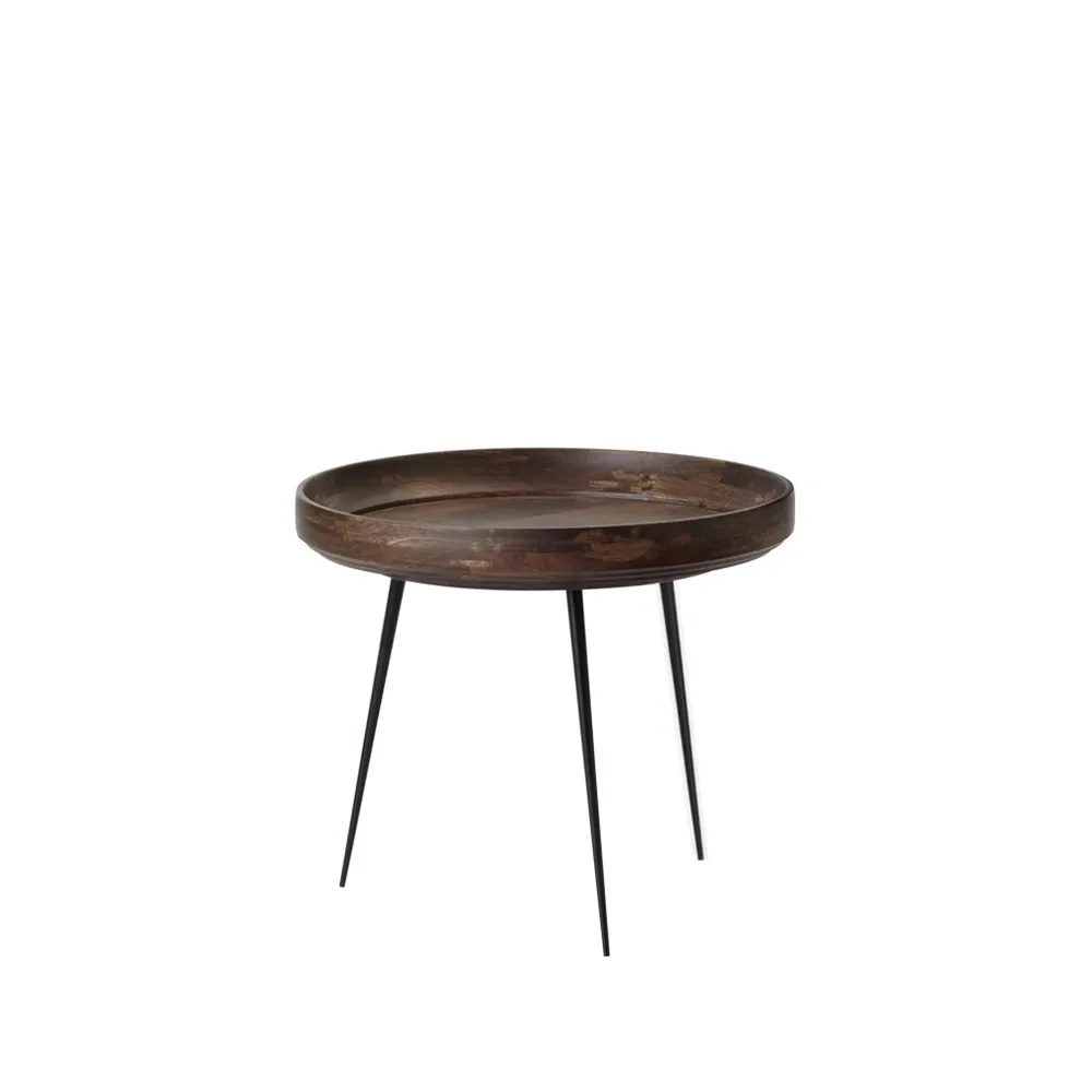 Bowl Large bord, mango sirka grey, svart stativ Mater