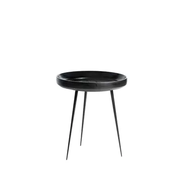 Bowl Medium bord - mango svart, svart stativ - Mater