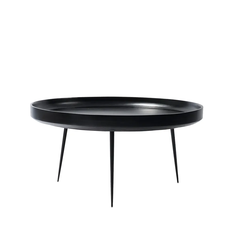 Bowl X-large bord, mango svart, svart stativ Mater