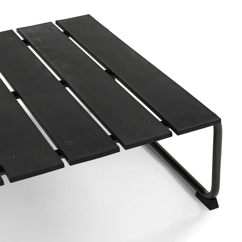 Ocean lounge table soffbord 70x70x30 cm, Black Mater