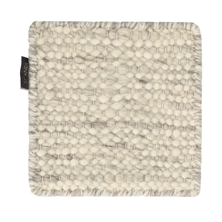 Mattprov Fawn ullmatta - Vit - Material Samples