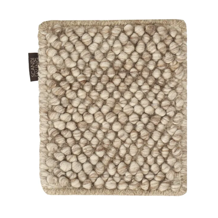 Mattprov Flock ullmatta - Beige - Material Samples