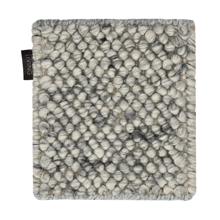 Mattprov Flock ullmatta - Naturgrå - Material Samples