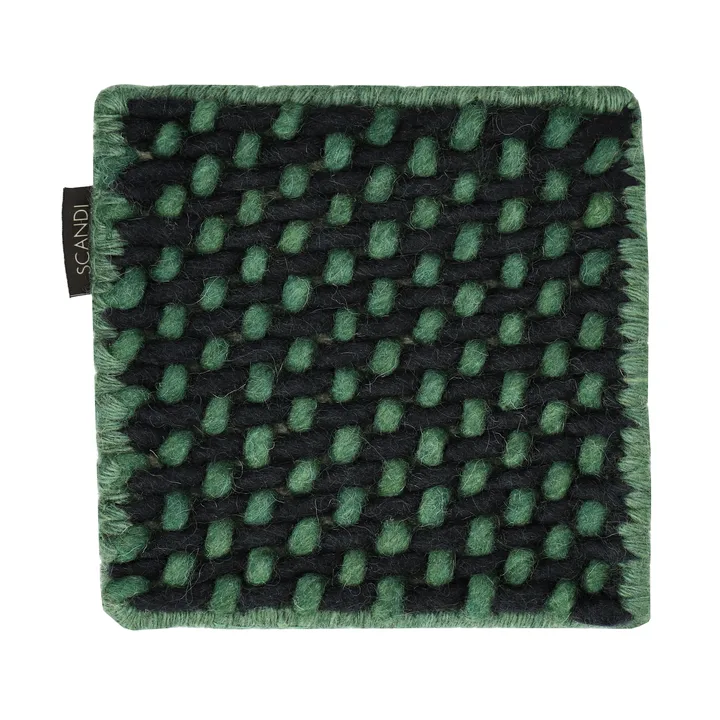 Mattprov Hill ullmatta - Blå-grön - Material Samples