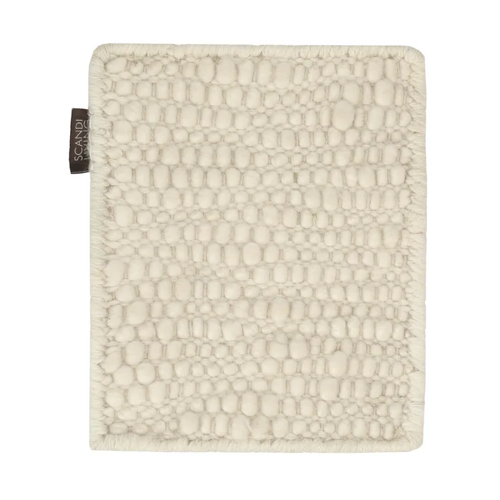 Mattprov Pebble ullmatta - Vit - Material Samples