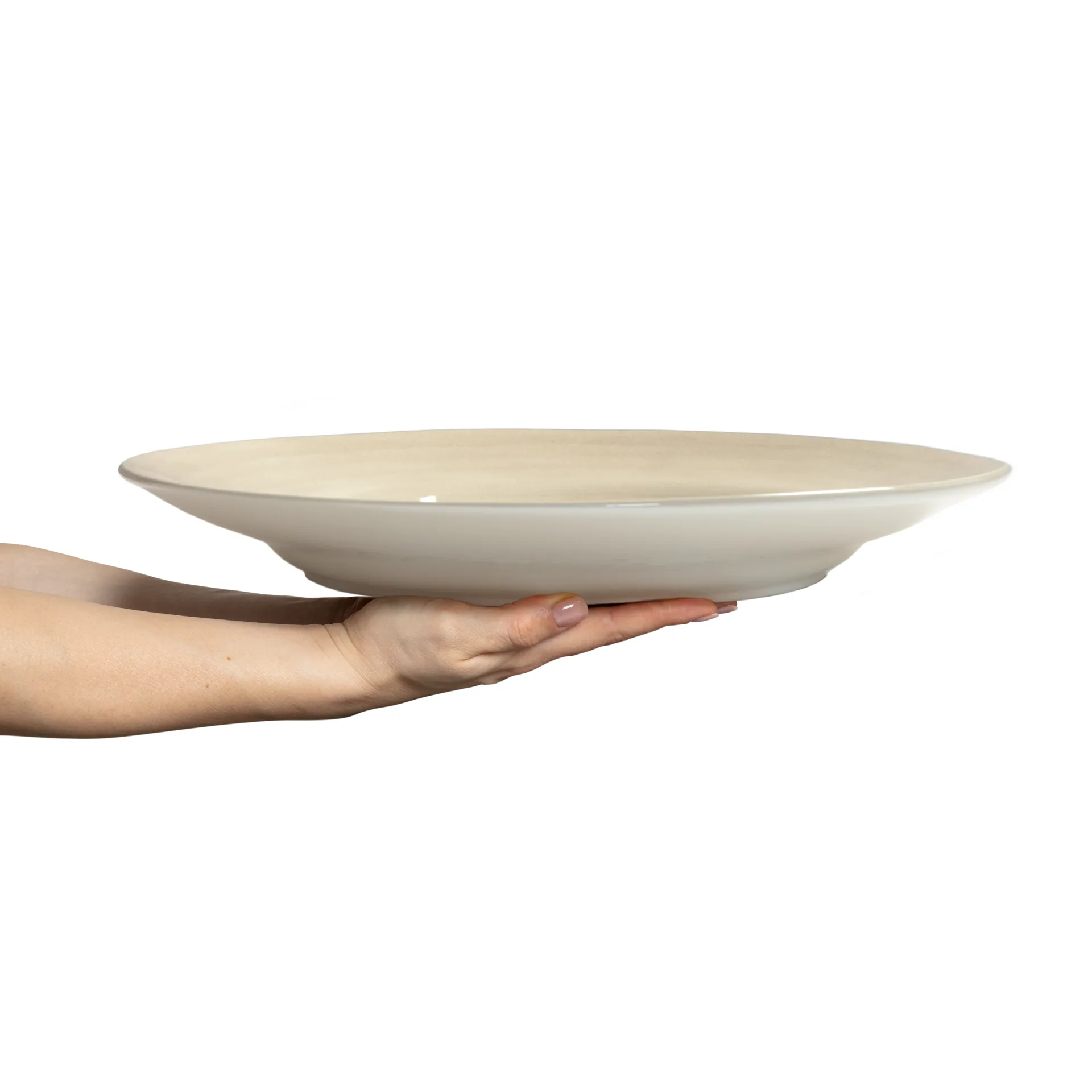 Basic serveringsfat Ø41 cm, Sand Mateus