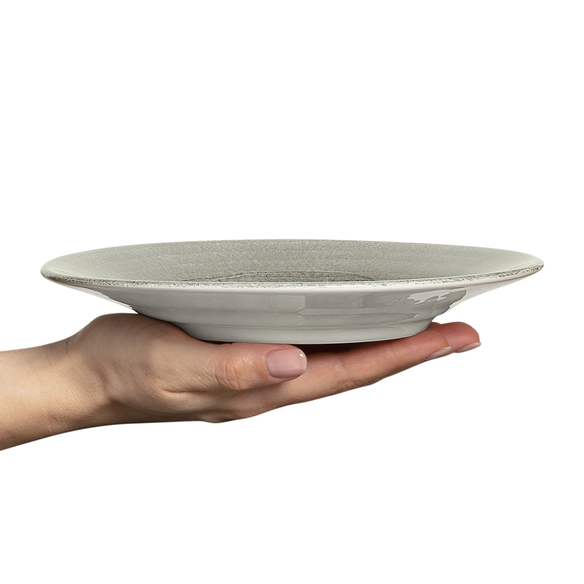 Basic tallrik 21 cm, Grå Mateus
