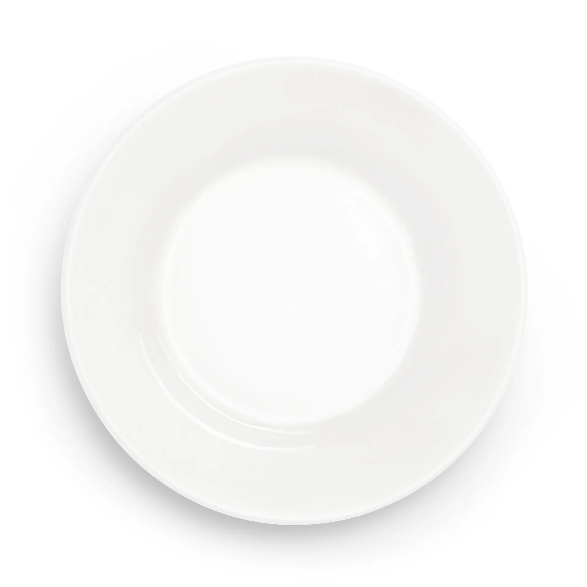 Basic tallrik 21 cm, Vit Mateus