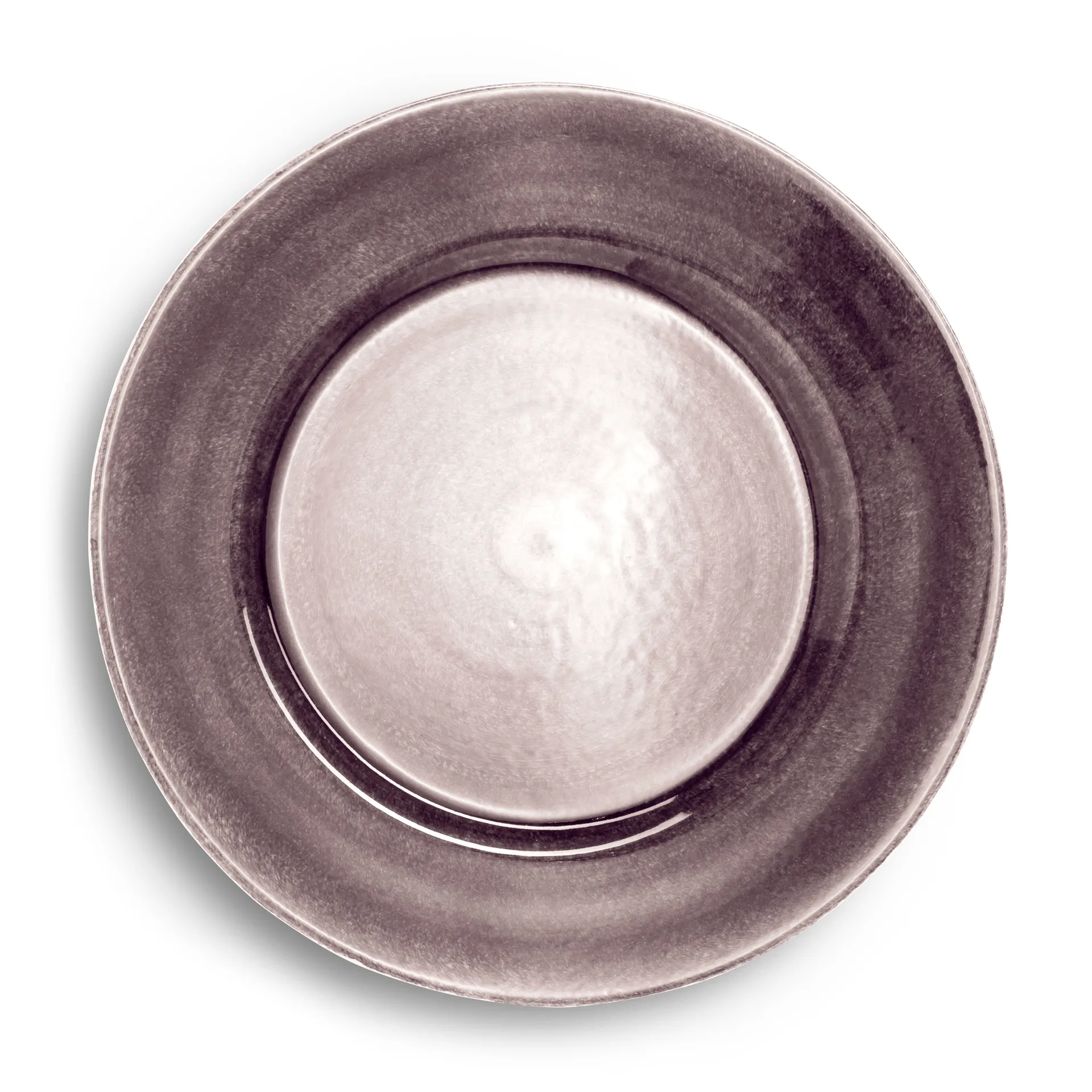 Basic tallrik 25 cm, Plommon Mateus