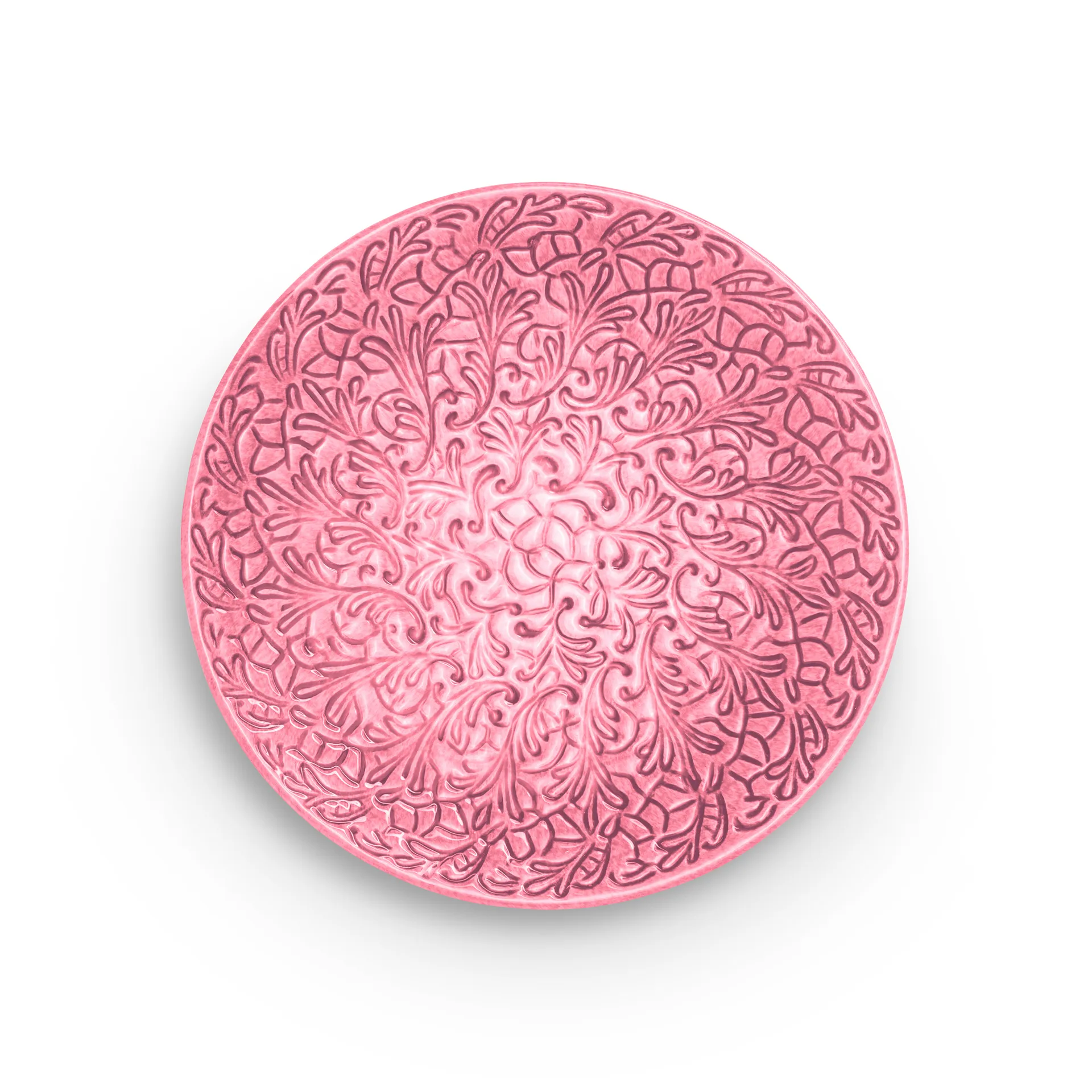 Lace tallrik 20 cm, Rosa Mateus