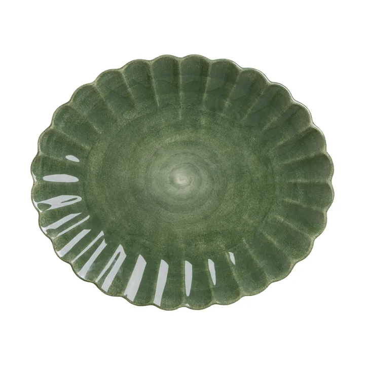 Oyster fat 30x35 cm - Forest green - Mateus